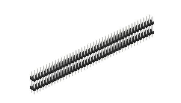 Fischer Elektronik Stiftleiste (Standard) Anzahl Reihen: 2 SLY607582Z 10St.