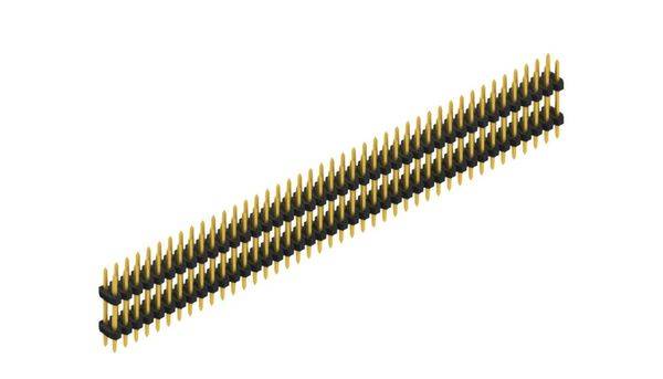 Fischer Elektronik Stiftleiste (Standard) Anzahl Reihen: 2 SLY607584G 10St.