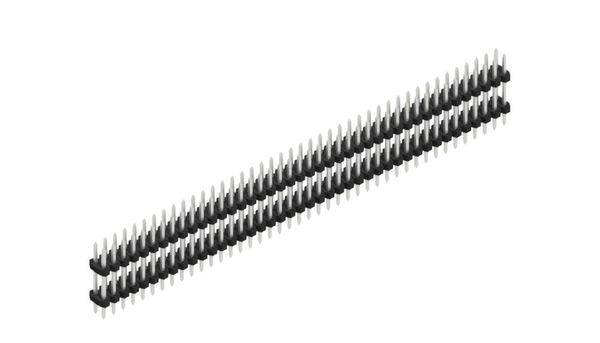 Fischer Elektronik Stiftleiste (Standard) Anzahl Reihen: 2 SLY607584Z 10St.