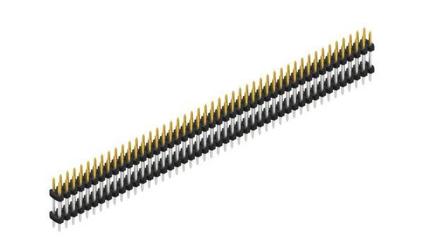 Fischer Elektronik Stiftleiste (Standard) Anzahl Reihen: 2 SLY607592S 10St.