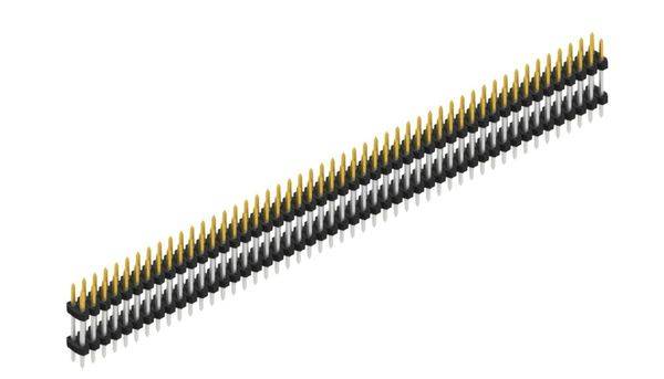 Fischer Elektronik Stiftleiste (Standard) Anzahl Reihen: 2 SLY607598S 10St.