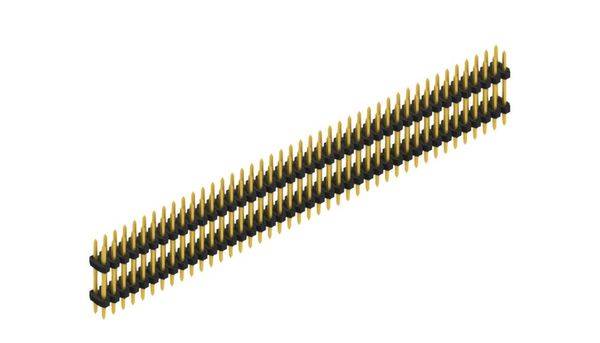Fischer Elektronik Stiftleiste (Standard) Anzahl Reihen: 2 SLY608184G 10St.