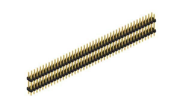 Fischer Elektronik Stiftleiste (Standard) Anzahl Reihen: 2 SLY608186G 10St.