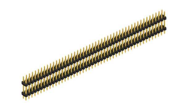 Fischer Elektronik Stiftleiste (Standard) Anzahl Reihen: 2 SLY608194G 10St.