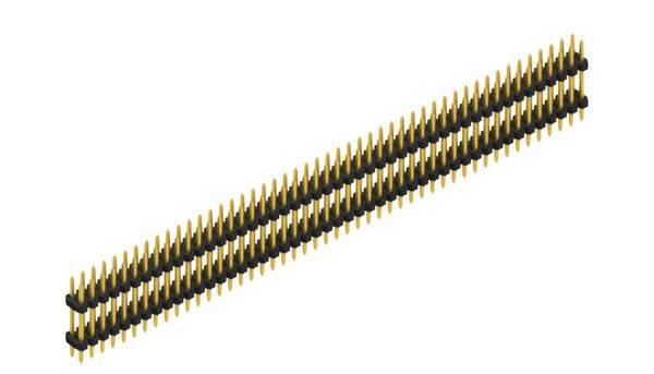 Fischer Elektronik Stiftleiste (Standard) Anzahl Reihen: 2 SLY608196G 10St.