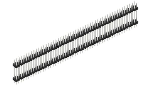 Fischer Elektronik Stiftleiste (Standard) Anzahl Reihen: 2 10063191 10St.