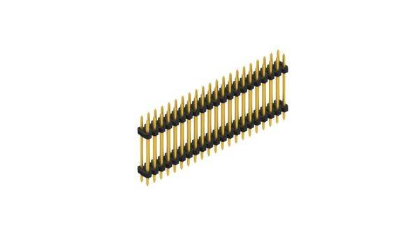 Fischer Elektronik Stiftleiste (Standard) Anzahl Reihen: 2 SLY612242G 10St.