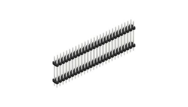 Fischer Elektronik Stiftleiste (Standard) Anzahl Reihen: 2 SLY612252Z 10St.
