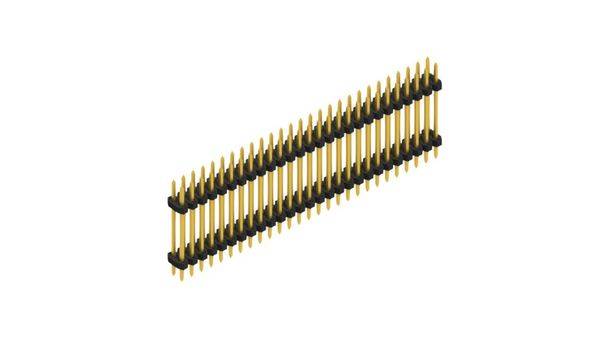 Fischer Elektronik Stiftleiste (Standard) Anzahl Reihen: 2 SLY612254G 10St.