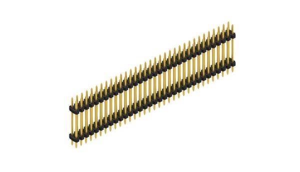 Fischer Elektronik Stiftleiste (Standard) Anzahl Reihen: 2 SLY612266G 10St.