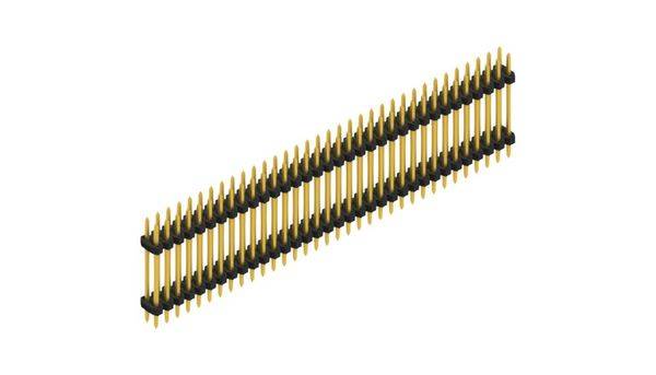 Fischer Elektronik Stiftleiste (Standard) Anzahl Reihen: 2 SLY612268G 10St.