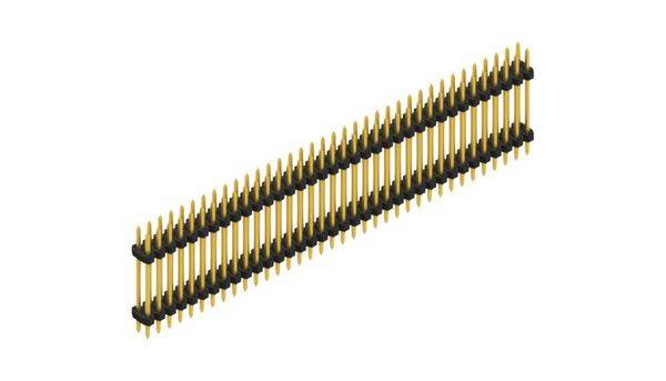 Fischer Elektronik Stiftleiste (Standard) Anzahl Reihen: 2 SLY612272G 10St.