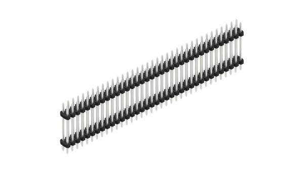 Fischer Elektronik Stiftleiste (Standard) Anzahl Reihen: 2 SLY612272Z 10St.