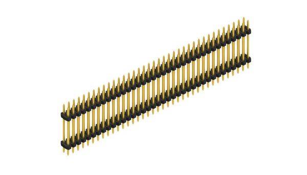Fischer Elektronik Stiftleiste (Standard) Anzahl Reihen: 2 SLY612274G 10St.