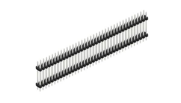 Fischer Elektronik Stiftleiste (Standard) Anzahl Reihen: 2 SLY612274Z 10St.
