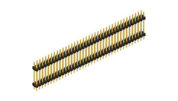 Fischer Elektronik Stiftleiste (Standard) Anzahl Reihen: 2 SLY612276G 10St.