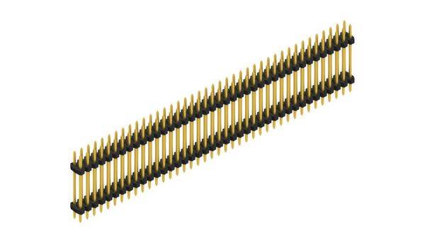 Fischer Elektronik Stiftleiste (Standard) Anzahl Reihen: 2 SLY612280G 10St.