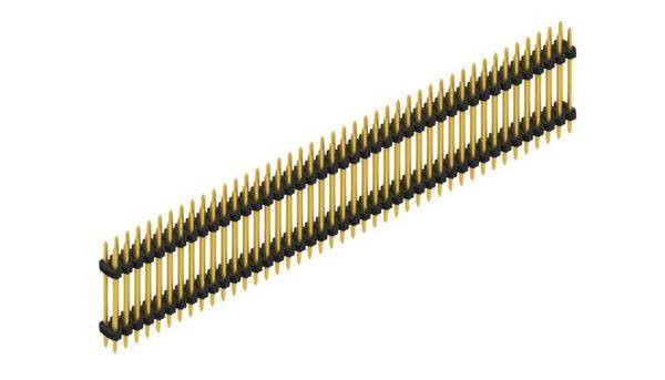 Fischer Elektronik Stiftleiste (Standard) Anzahl Reihen: 2 SLY612286G 10St.