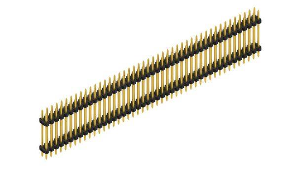 Fischer Elektronik Stiftleiste (Standard) Anzahl Reihen: 2 SLY612290G 10St.