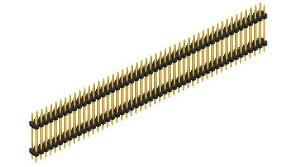 Fischer Elektronik Stiftleiste (Standard) Anzahl Reihen: 2 SLY612298G 10St.
