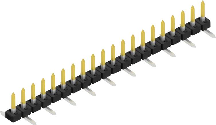 Fischer Elektronik Stiftleiste (Standard) Anzahl Reihen: 1 10063301 10St.