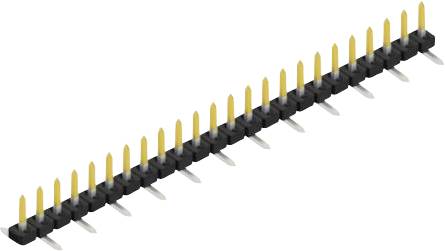 Fischer Elektronik Stiftleiste (Standard) Anzahl Reihen: 1 SLY7SMD03624S 10St.