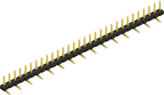 Fischer Elektronik Stiftleiste (Standard) Anzahl Reihen: 1 SLY7SMD03630G 10St.