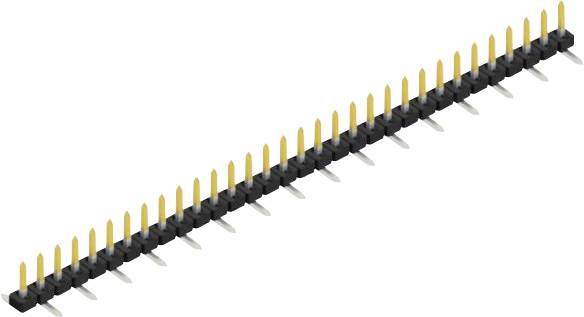 Fischer Elektronik Stiftleiste (Standard) Anzahl Reihen: 1 SLY7SMD03632S 10St.