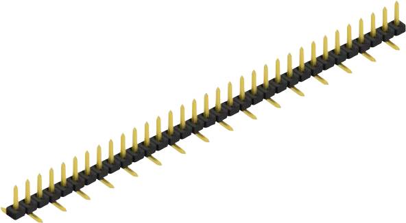 Fischer Elektronik Stiftleiste (Standard) Anzahl Reihen: 1 SLY7SMD03633G 10St.