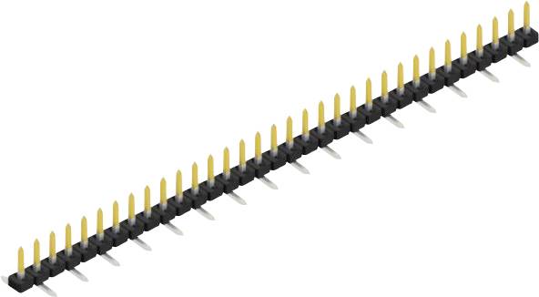Fischer Elektronik Stiftleiste (Standard) Anzahl Reihen: 1 SLY7SMD03633S 10St.