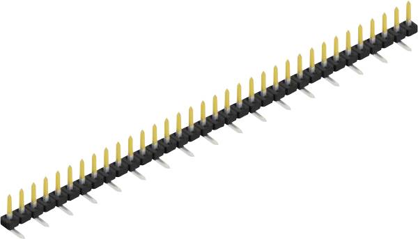 Fischer Elektronik Stiftleiste (Standard) Anzahl Reihen: 1 SLY7SMD03634S 10St.