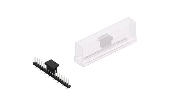 Fischer Elektronik Stiftleiste (Standard) Anzahl Reihen: 1 10063355 10St.