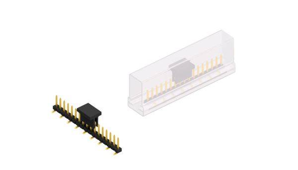 Fischer Elektronik Stiftleiste (Standard) Anzahl Reihen: 1 SLY7SMD04517GBSM 10St.