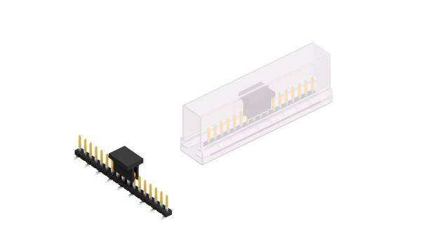 Fischer Elektronik Stiftleiste (Standard) Anzahl Reihen: 1 SLY7SMD04517SBSM 10St.