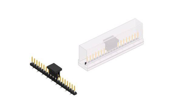 Fischer Elektronik Stiftleiste (Standard) Anzahl Reihen: 1 SLY7SMD04519SBSM 10St.