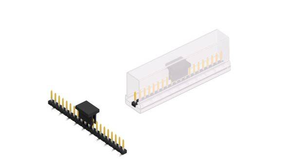 Fischer Elektronik Stiftleiste (Standard) Anzahl Reihen: 1 10063361 10St.