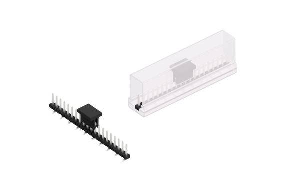Fischer Elektronik Stiftleiste (Standard) Anzahl Reihen: 1 10063365 10St.