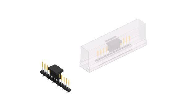Fischer Elektronik Stiftleiste (Standard) Anzahl Reihen: 1 SLY7SMD06212SBSM 10St.