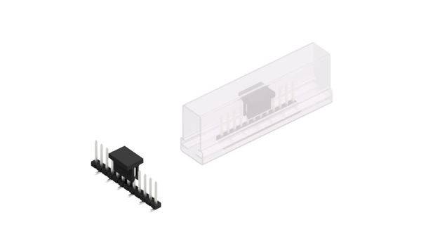 Fischer Elektronik Stiftleiste (Standard) Anzahl Reihen: 1 SLY7SMD06212ZBSM 10St.