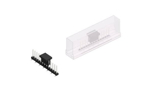 Fischer Elektronik Stiftleiste (Standard) Anzahl Reihen: 1 SLY7SMD06213ZBSM 10St.