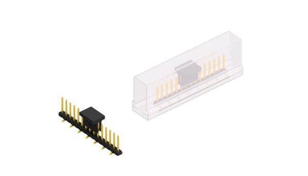 Fischer Elektronik Stiftleiste (Standard) Anzahl Reihen: 1 SLY7SMD06215GBSM 10St.