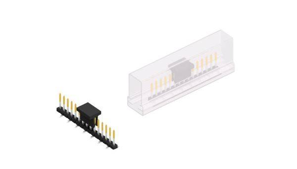 Fischer Elektronik Stiftleiste (Standard) Anzahl Reihen: 1 SLY7SMD06215SBSM 10St.