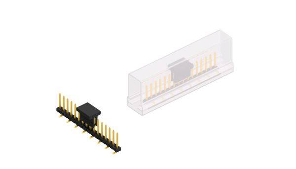 Fischer Elektronik Stiftleiste (Standard) Anzahl Reihen: 1 SLY7SMD06216GBSM 10St.
