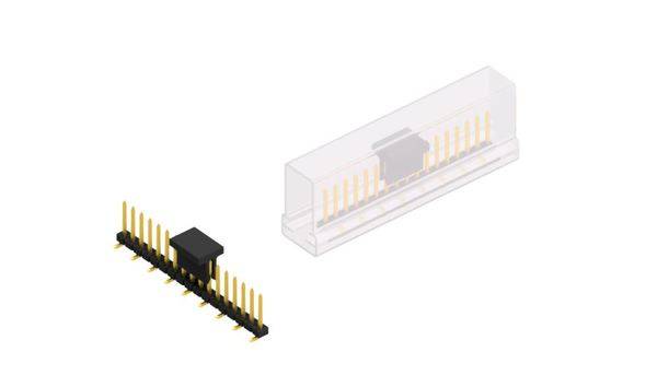 Fischer Elektronik Stiftleiste (Standard) Anzahl Reihen: 1 SLY7SMD06217GBSM 10St.