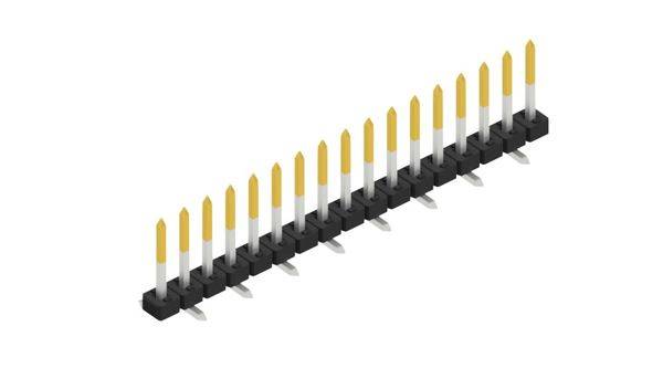 Fischer Elektronik Stiftleiste (Standard) Anzahl Reihen: 1 SLY7SMD06217S 10St.
