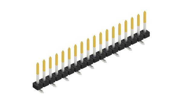 Fischer Elektronik Stiftleiste (Standard) Anzahl Reihen: 1 SLY7SMD06218S 10St.