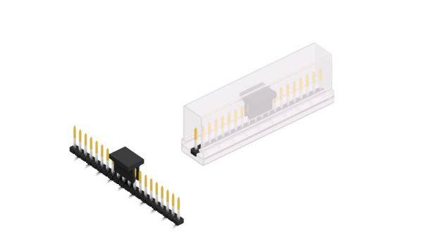 Fischer Elektronik Stiftleiste (Standard) Anzahl Reihen: 1 10063404 10St.