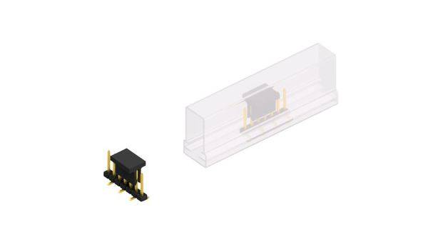 Fischer Elektronik Stiftleiste (Standard) Anzahl Reihen: 1 SLY7SMD0627GBSM 10St.