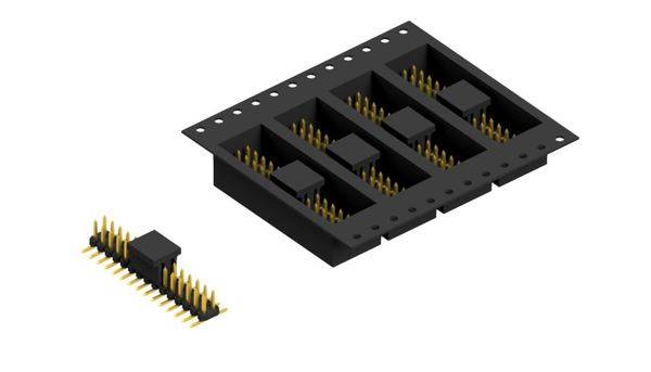 Fischer Elektronik Stiftleiste (Standard) Anzahl Reihen: 2 SLY8SMD03630GBTR 650St.