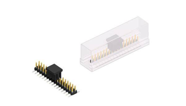 Fischer Elektronik Stiftleiste (Standard) Anzahl Reihen: 2 10063527 10St.